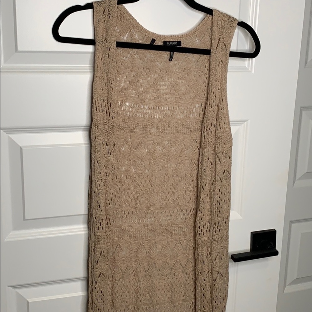 Buffalo crochet vest